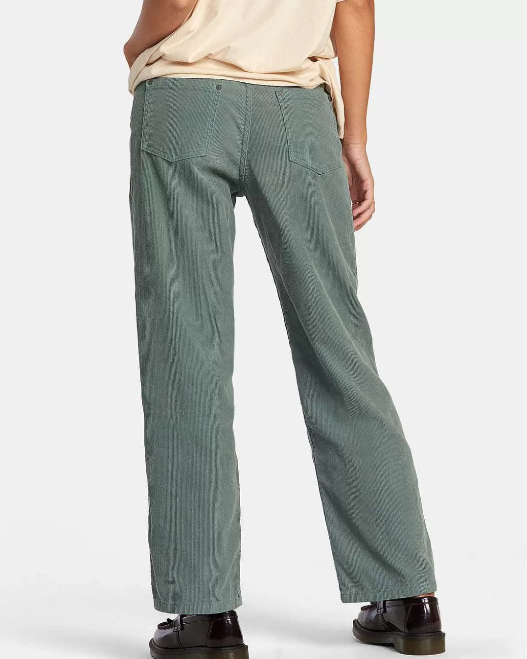 Calças De Pernas Largas De Corduroy Heritage>RVCA Sale