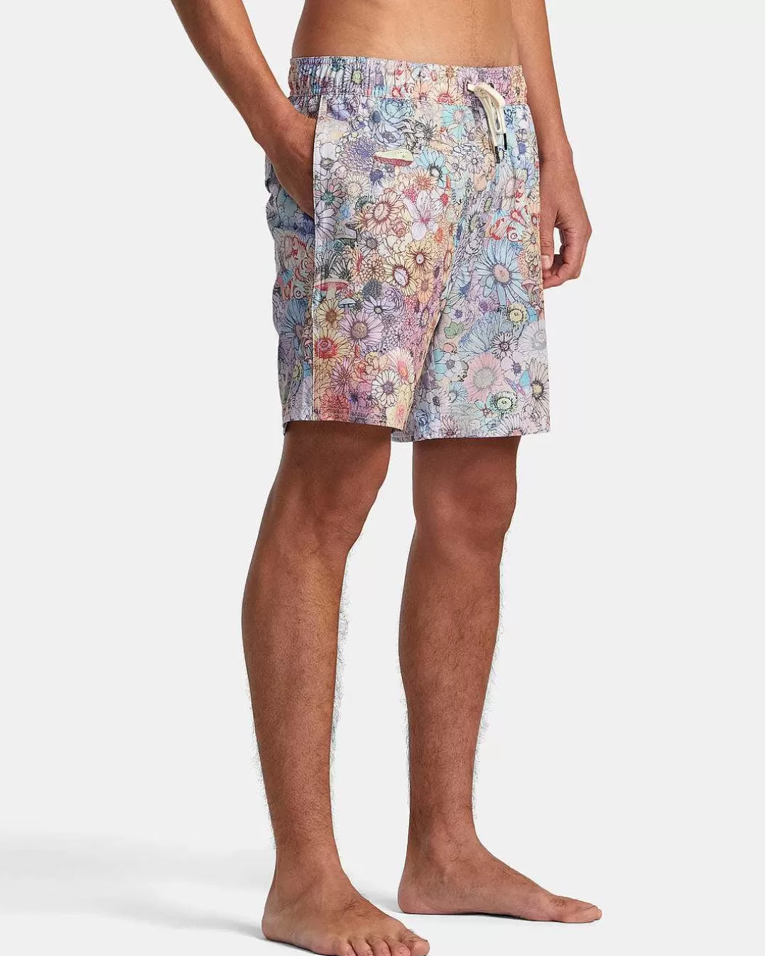 Calções De Banho Sage Com Cintura Elastica E Canhamo 17">RVCA Clearance