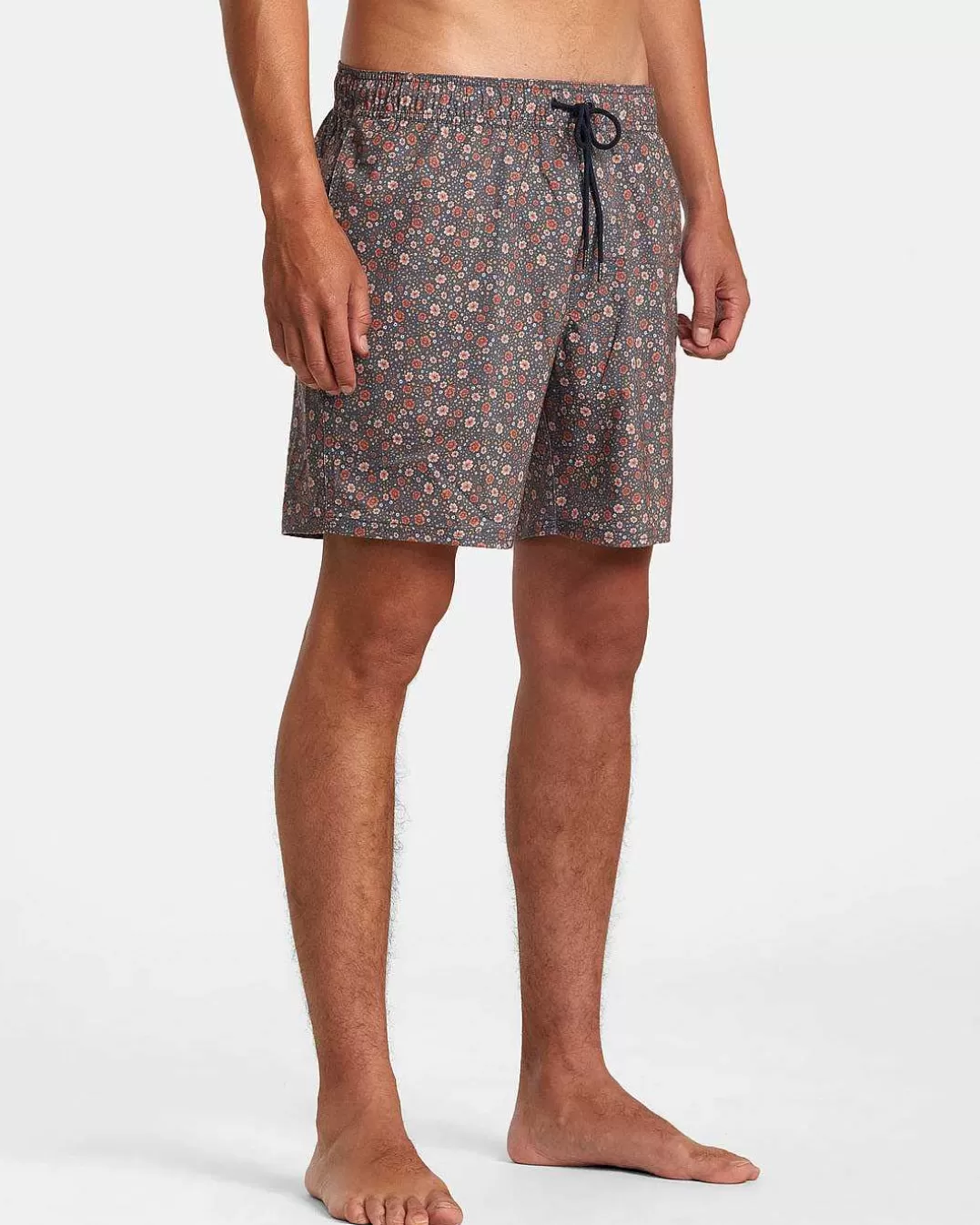 Calções De Cintura Elastica Barnes 17">RVCA Cheap
