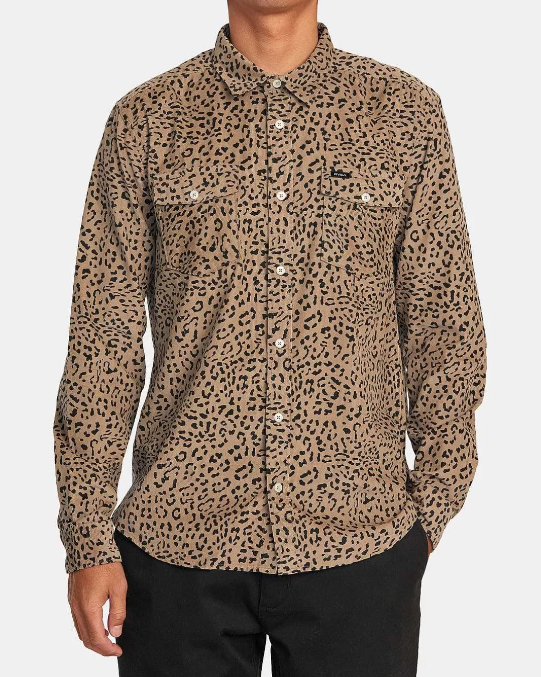 Camisa De Manga Comprida Com Estampa De Cordao Freeman>RVCA Cheap
