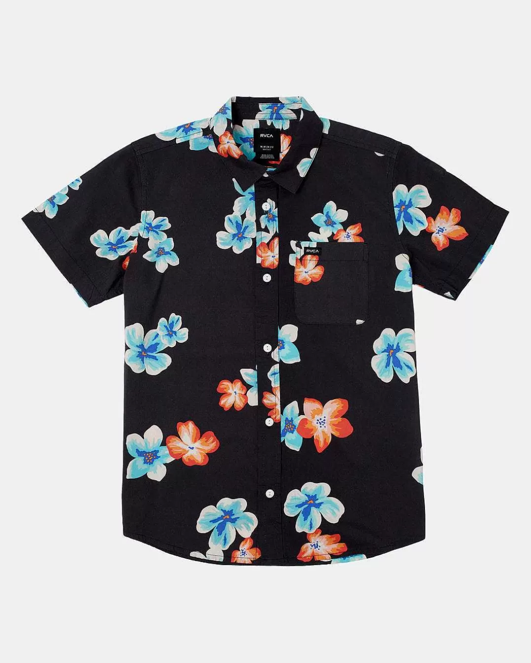 Camisa De Tecido De Manga Curta Para Meninos A Qualquer Momento>RVCA Sale