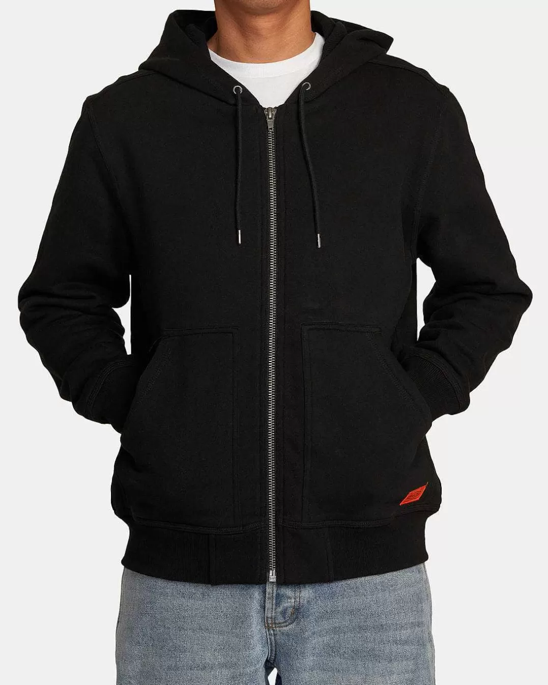 Camisola Com Capuz E Zip De Cota De Corrente>RVCA Outlet