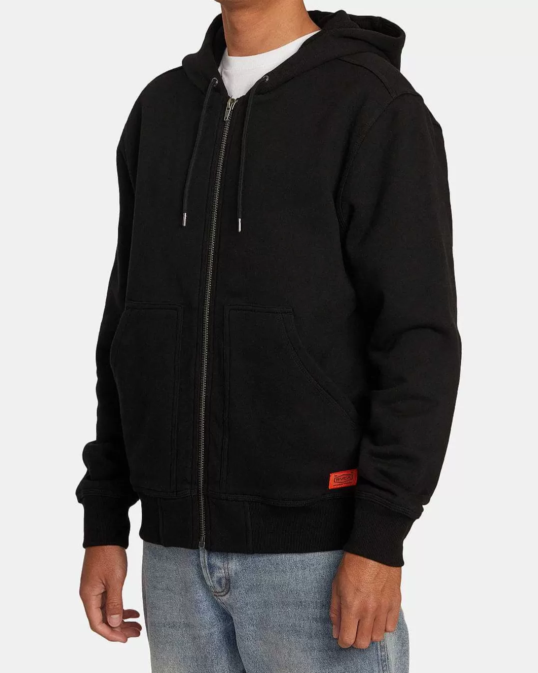 Camisola Com Capuz E Zip De Cota De Corrente>RVCA Outlet