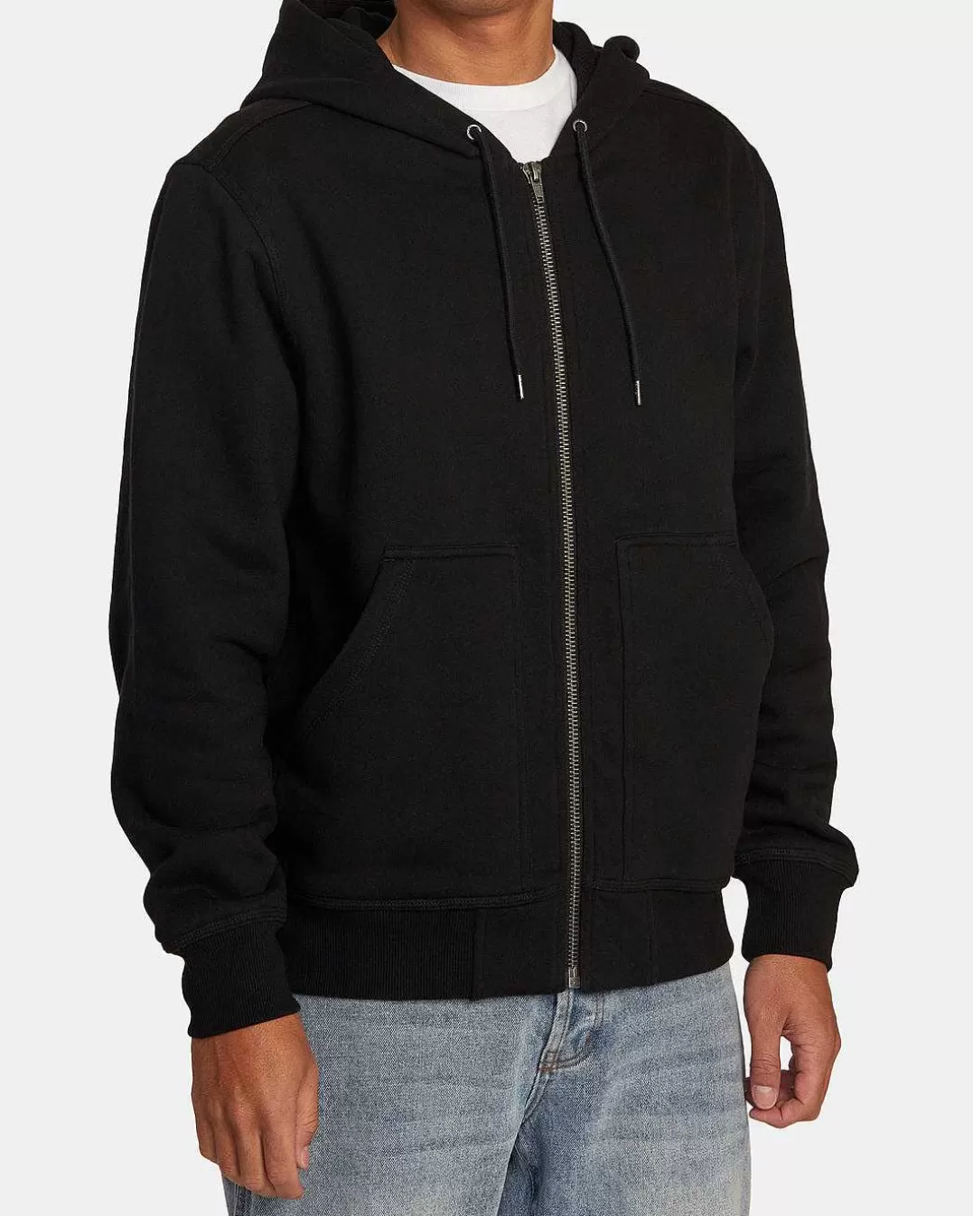 Camisola Com Capuz E Zip De Cota De Corrente>RVCA Outlet