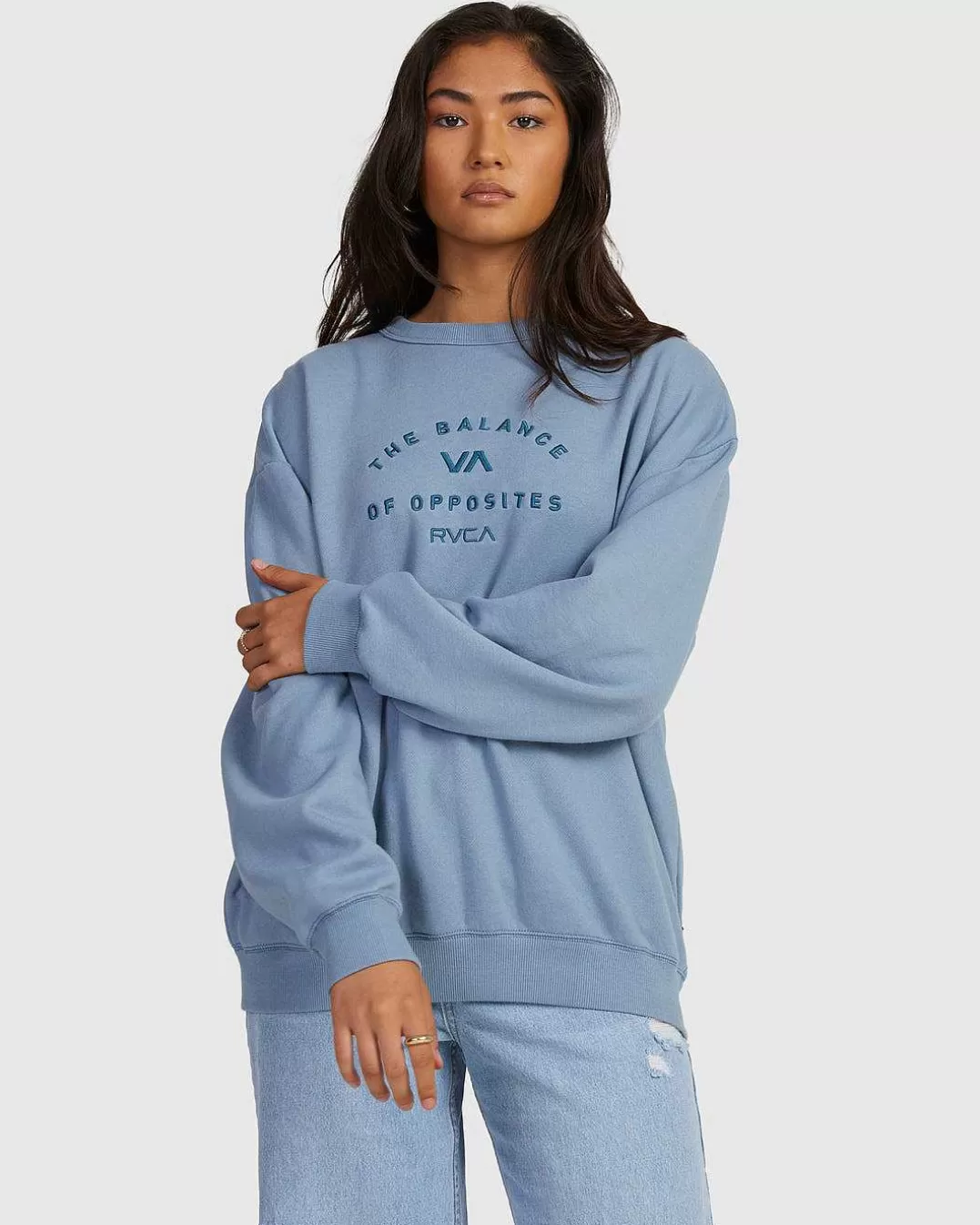 Camisola Ousada Vintage Com Pescoco>RVCA Cheap