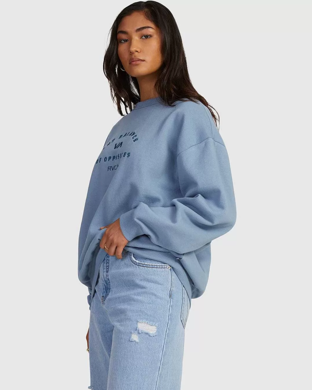 Camisola Ousada Vintage Com Pescoco>RVCA Cheap