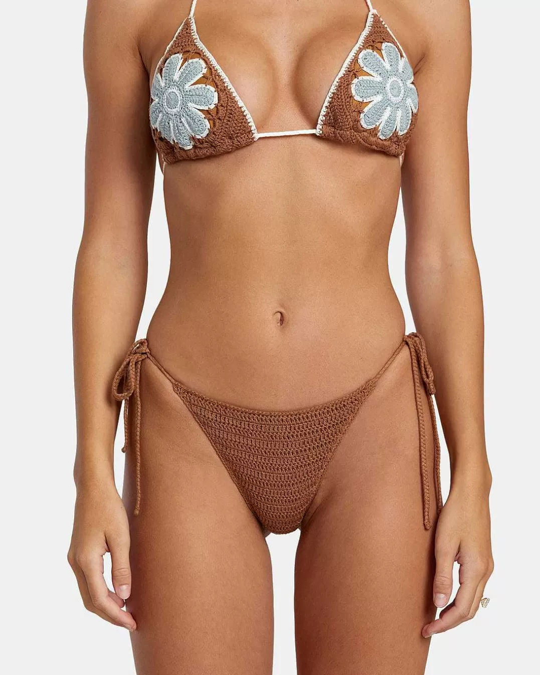 Cueca De Biquini Atrevida Com Amarracao Lateral Em Croche De Algodao>RVCA Sale