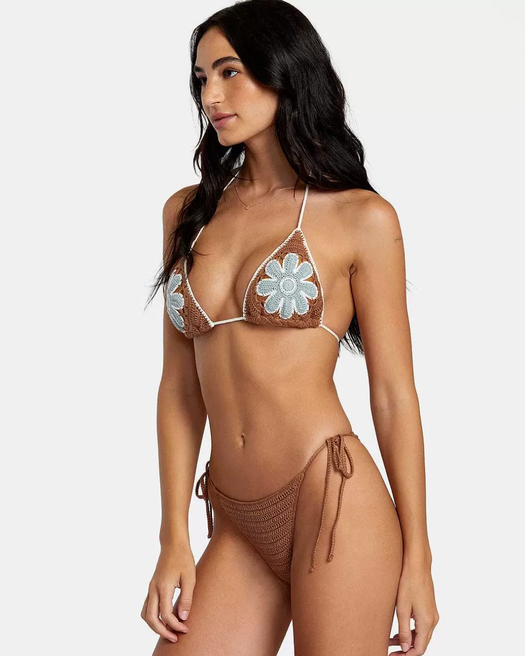 Cueca De Biquini Atrevida Com Amarracao Lateral Em Croche De Algodao>RVCA Sale