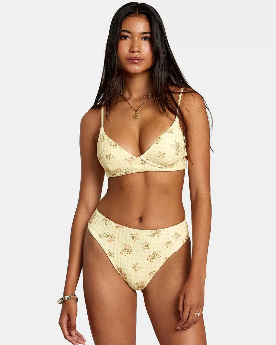 Cueca De Biquini Atrevida Com Costela Larga Cottage>RVCA Cheap