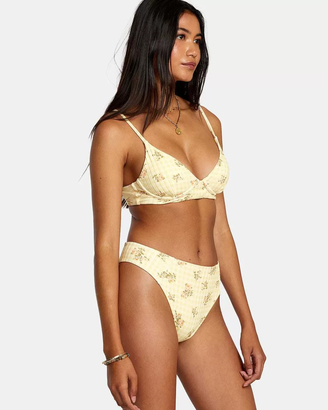 Cueca De Biquini Atrevida Com Costela Larga Cottage>RVCA Cheap