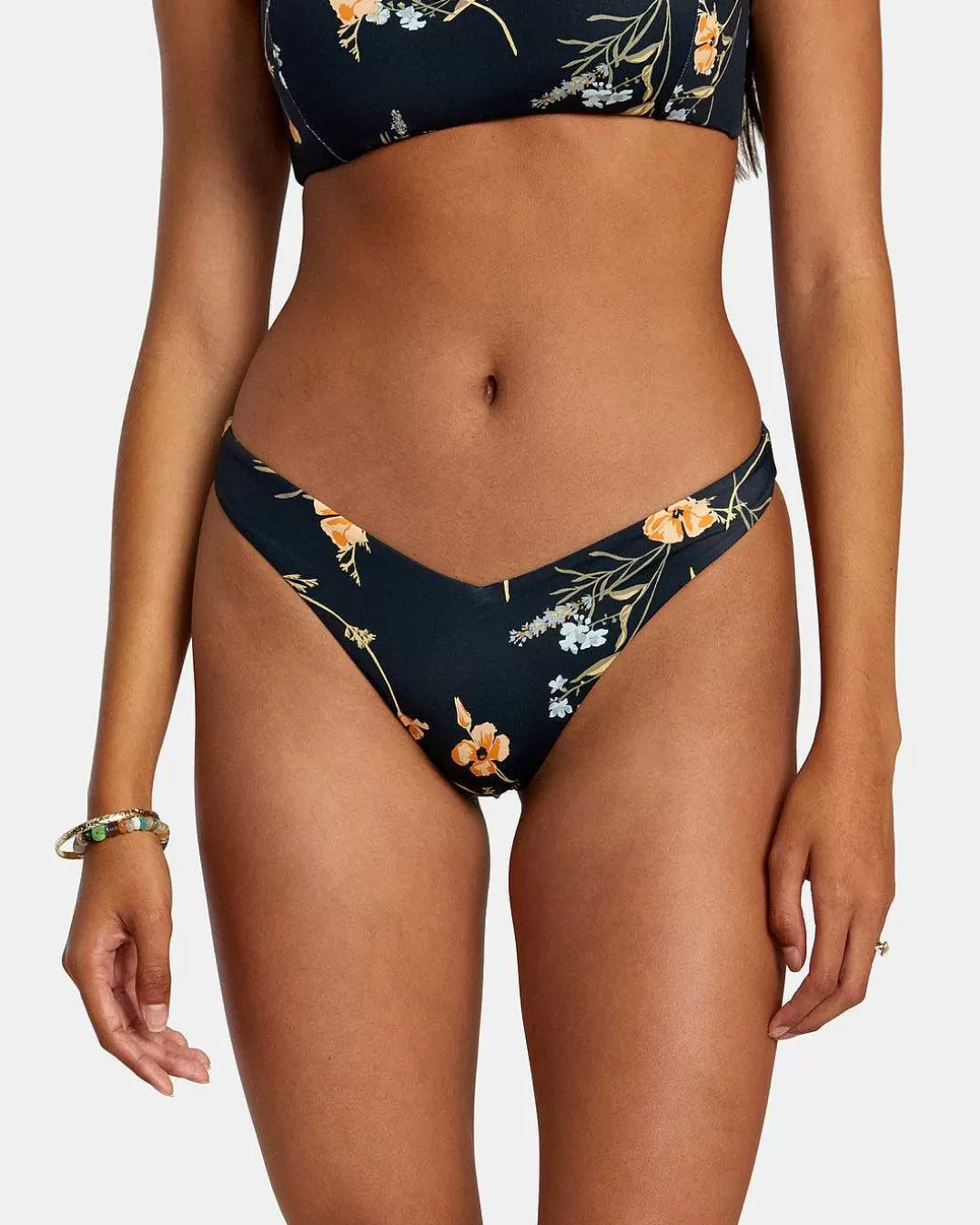 Cueca De Biquini Francesa Bloom V-Front Med Com Perna Alta Francesa>RVCA Cheap