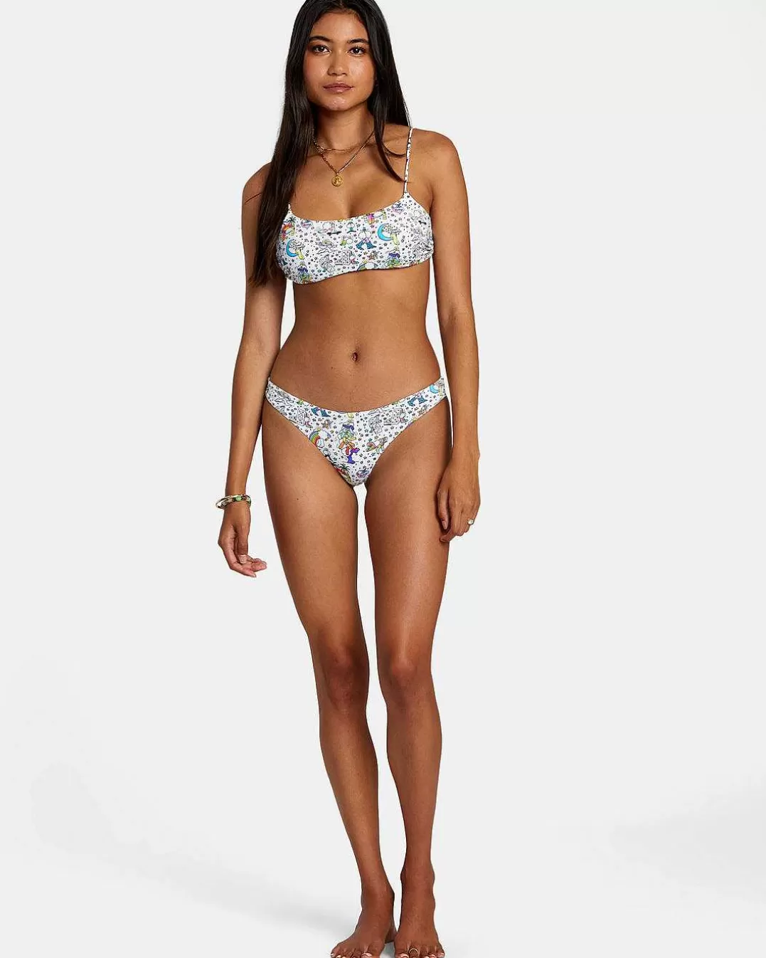 Jesse Lortz Ravey Wave Eco Cheeky Parte De Biquini>RVCA Cheap