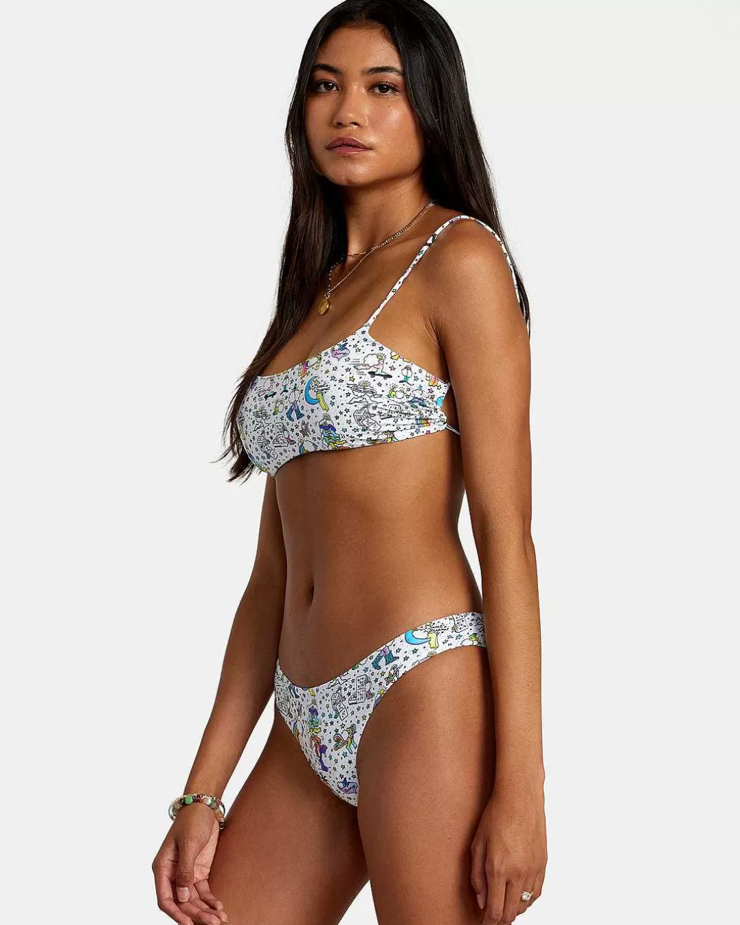 Jesse Lortz Ravey Wave Eco Cheeky Parte De Biquini>RVCA Cheap