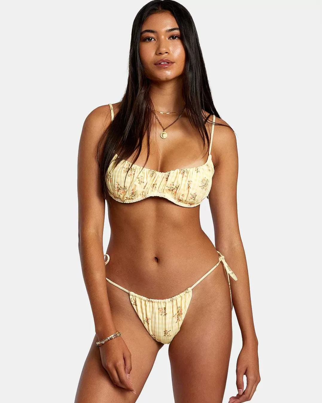 Top Biquini Cottage Wide Rib Bralette>RVCA Online