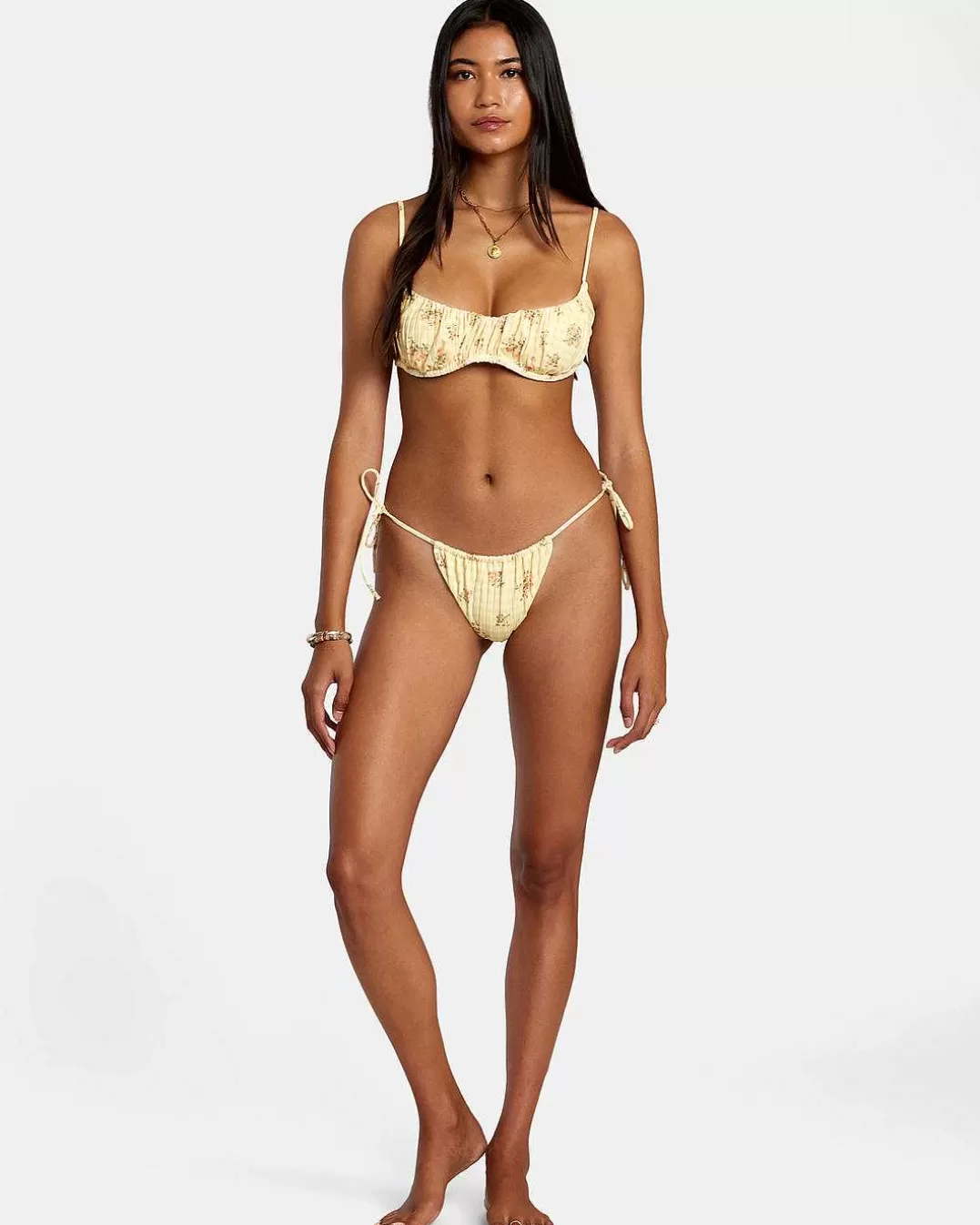 Top Biquini Cottage Wide Rib Bralette>RVCA Online