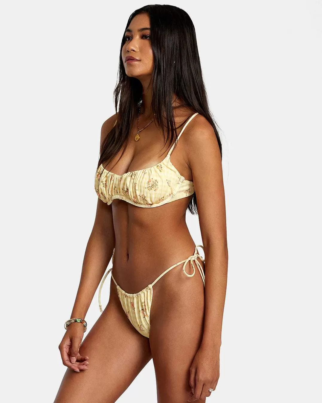 Top Biquini Cottage Wide Rib Bralette>RVCA Online