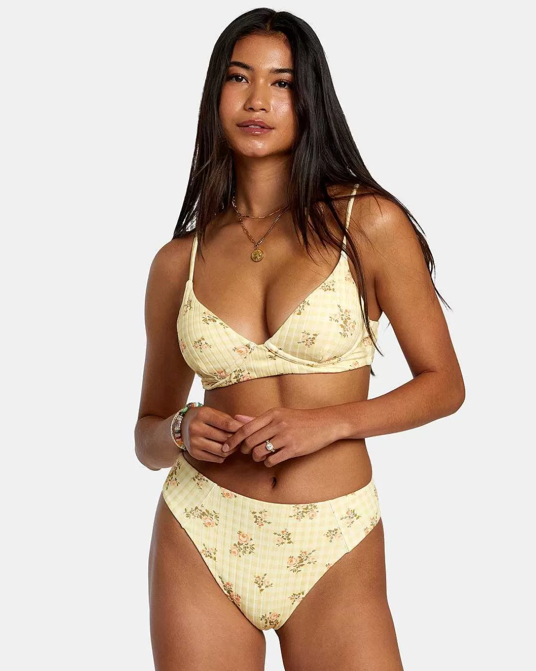 Top Biquini Cottage Wide Rib Triangulo>RVCA Sale