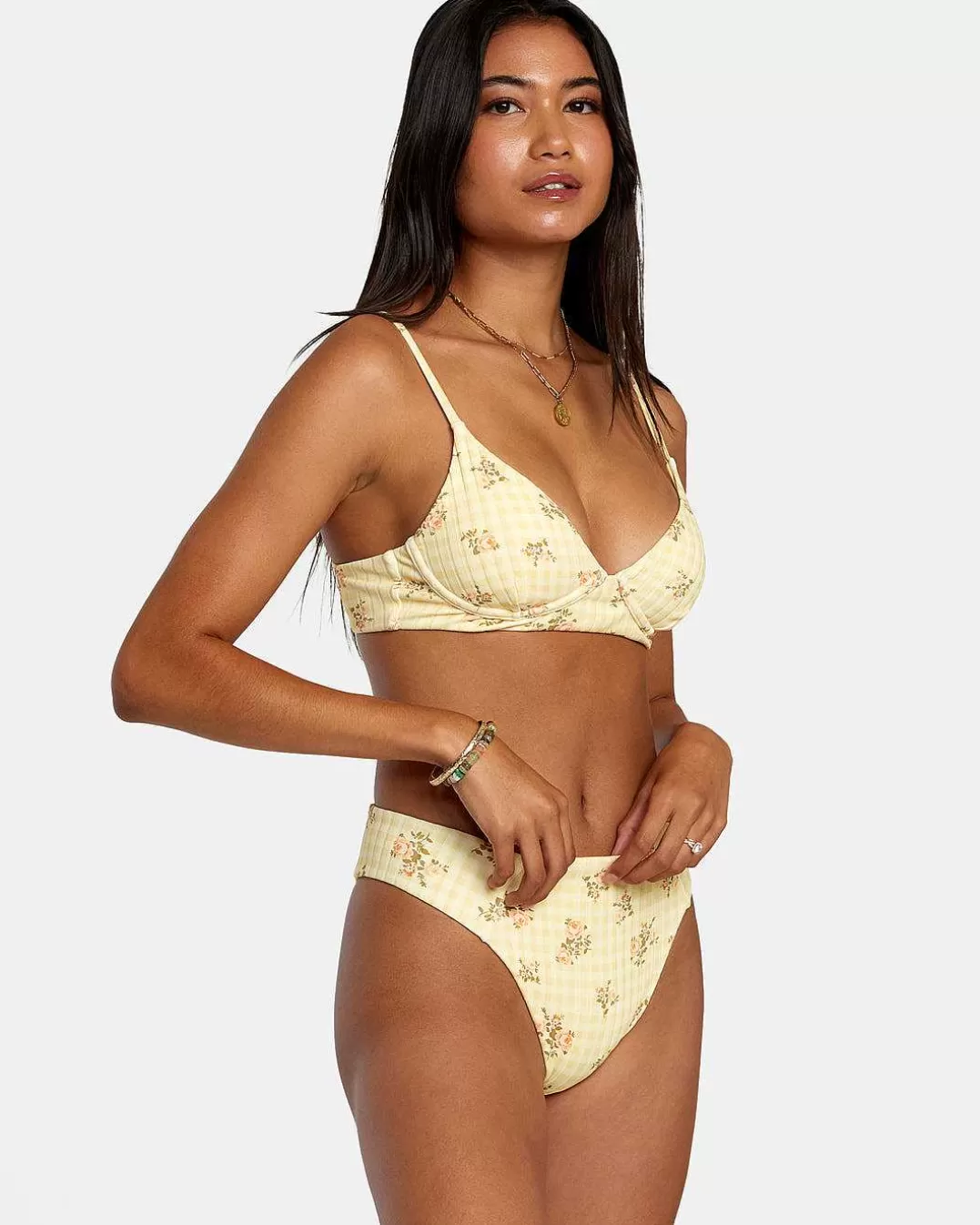 Top Biquini Cottage Wide Rib Triangulo>RVCA Sale