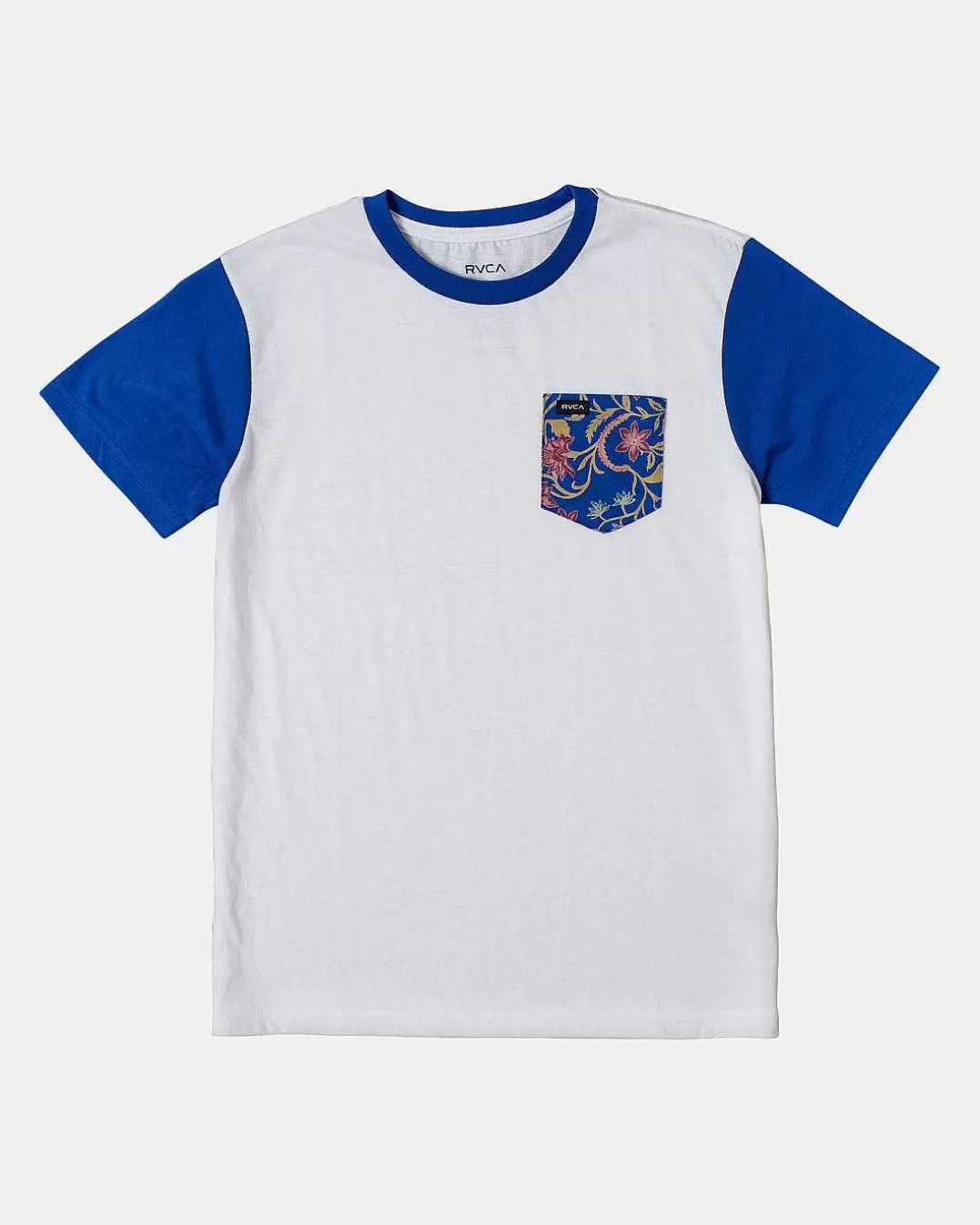 T-Shirt De Bolso Com Bloco De Cores Ollie Para Meninos>RVCA Cheap