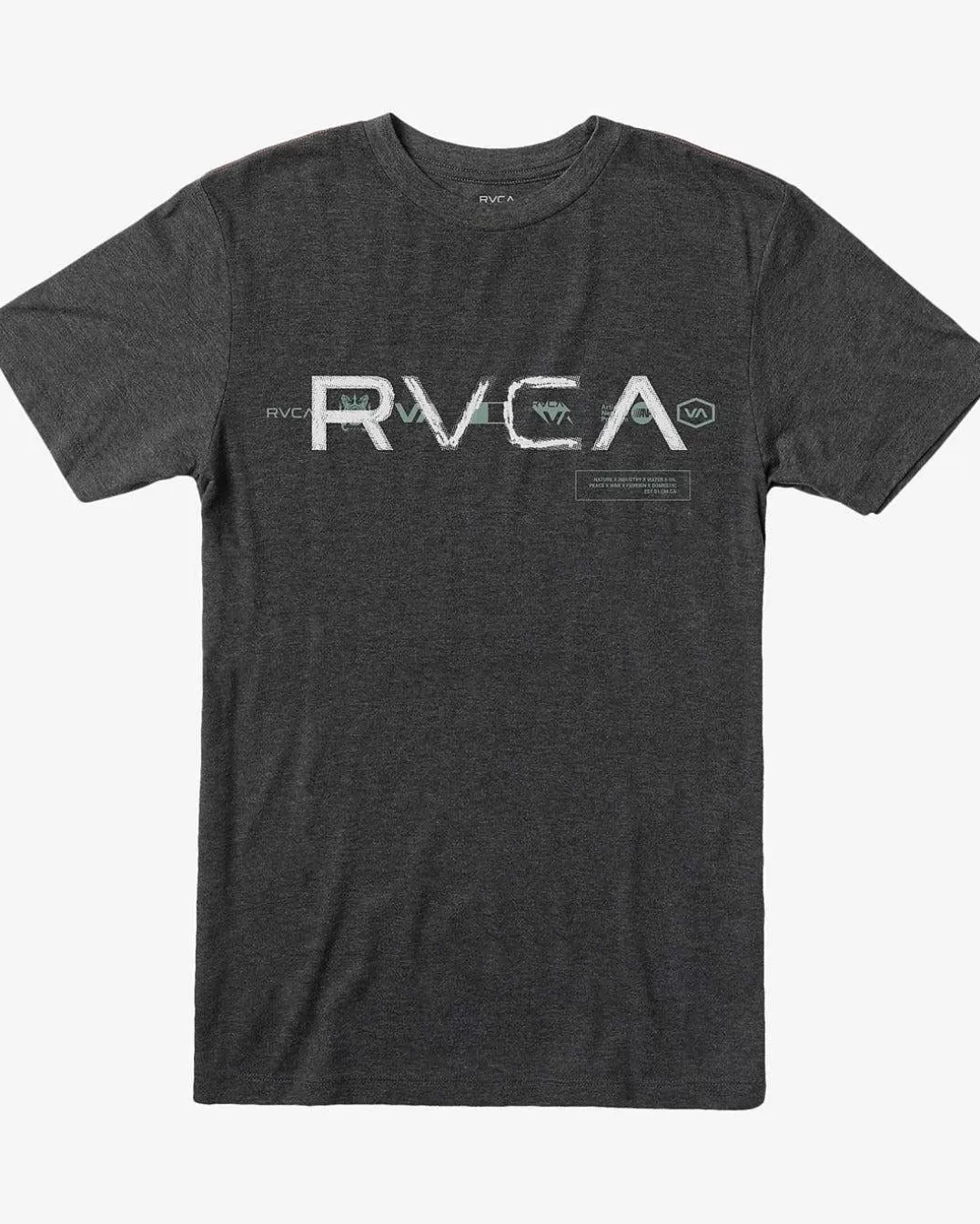 T-Shirt De Manga Curta Grande De Todas As Marcas>RVCA Best Sale