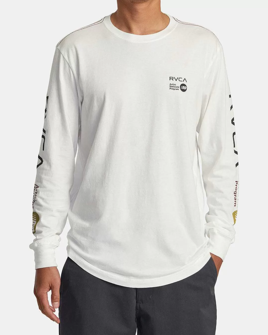 T-Shirt Manga Comprida Anp>RVCA Store