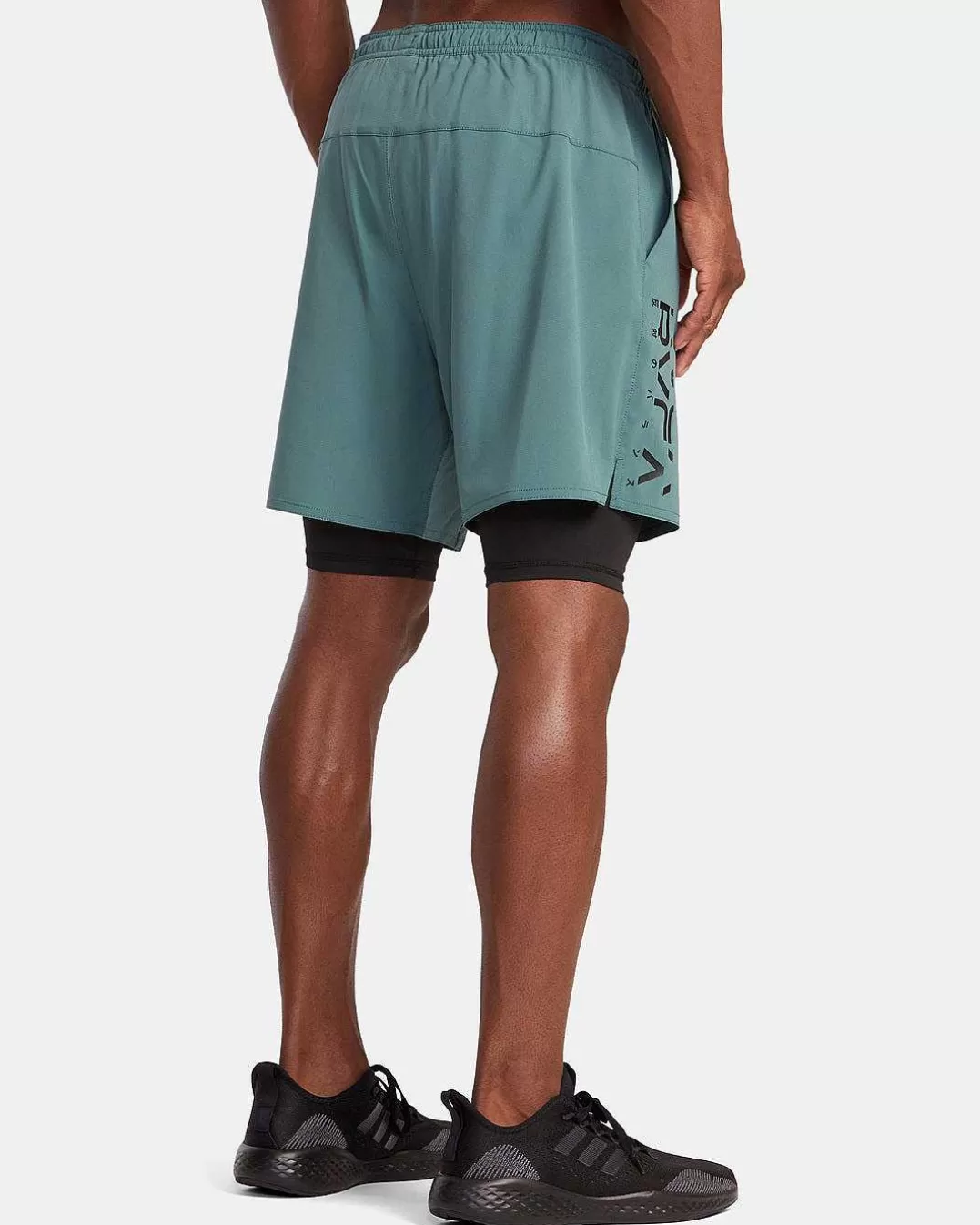 Yogger Train 2-Em-1 Calções De Exercicio De Cintura Elastica 17">RVCA Best Sale